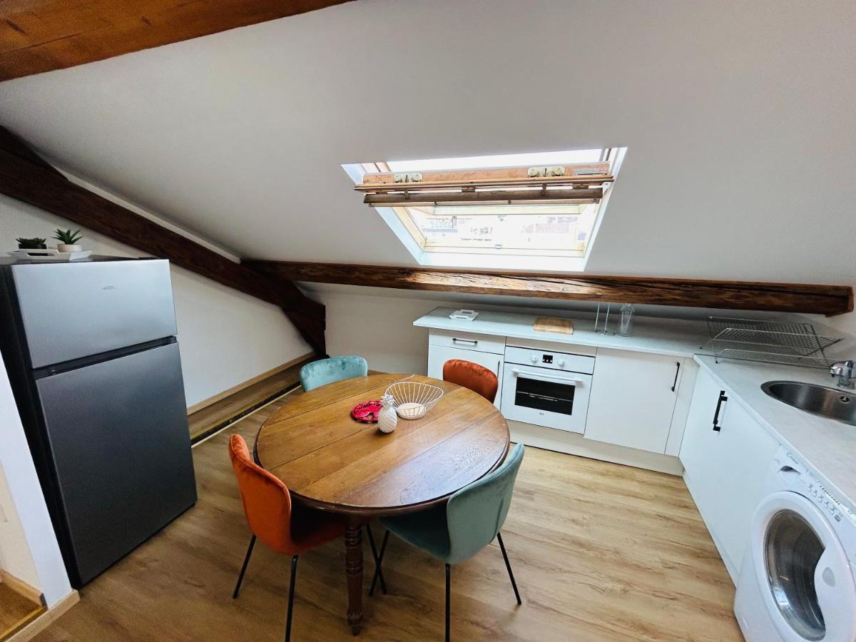 Apartmán Les Toits De Thillois Hypercentre Remeš Exteriér fotografie