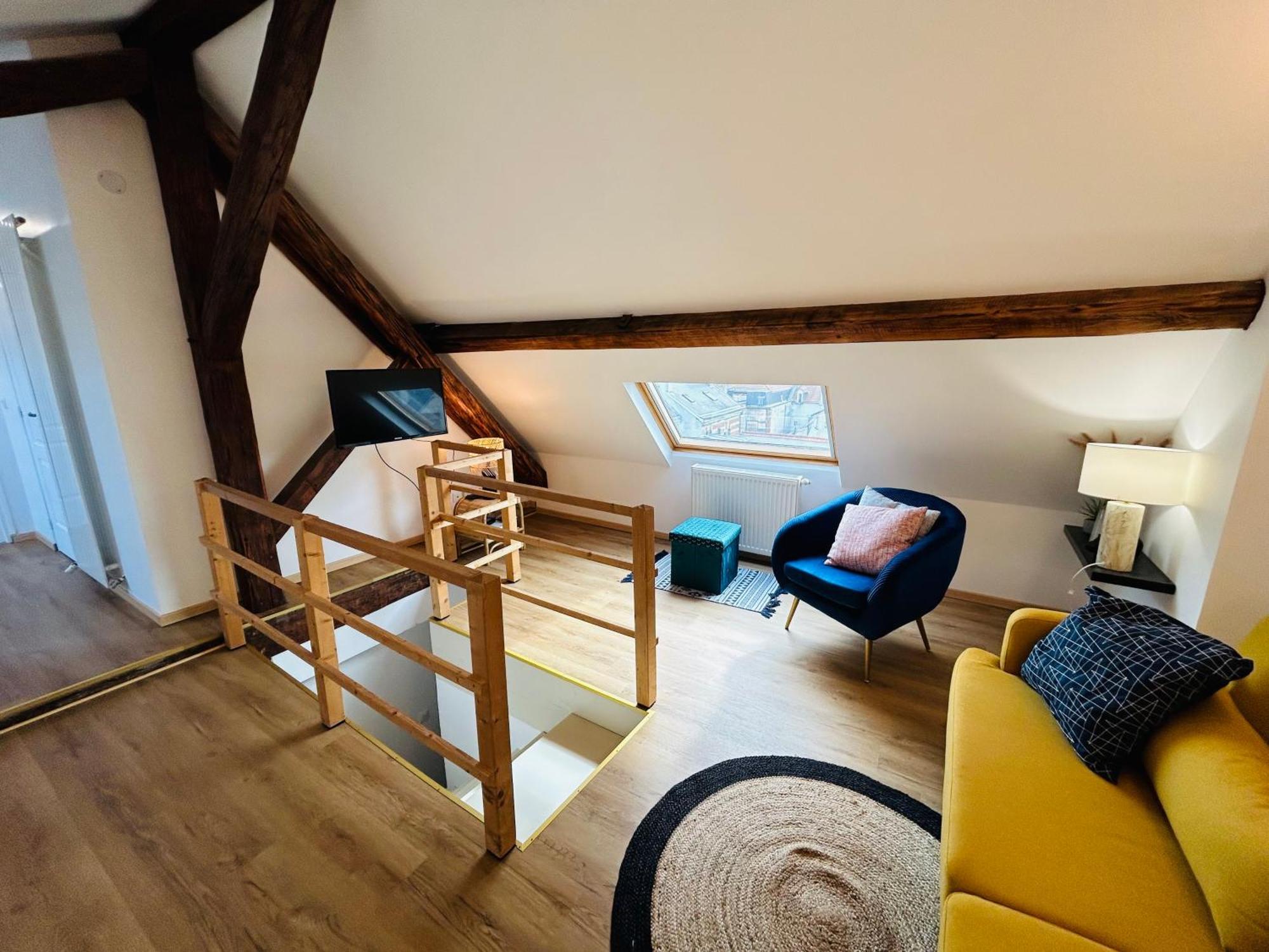 Apartmán Les Toits De Thillois Hypercentre Remeš Exteriér fotografie